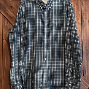 American Rag Blue and White Casual Button Down Shirt